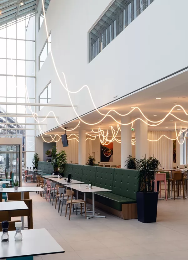 Sanierung Techbase Linz Restaurant