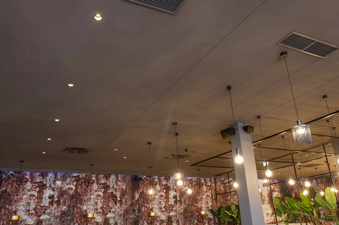 Akustikdecken | Restaurant Klangspiel