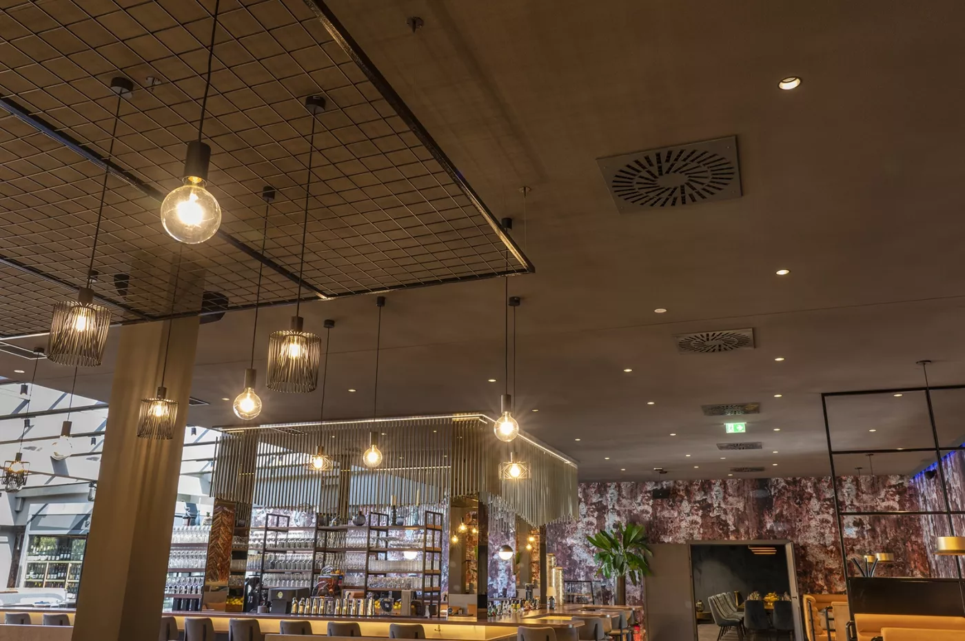 Deckenausschnitte | Restaurant Klangspiel
